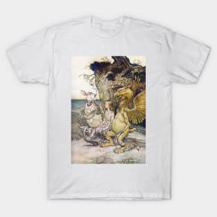 Alice In Wonderland - Arthur Rackham - 2 T-Shirt